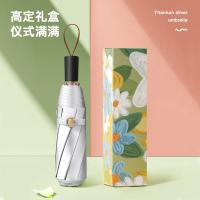 美度（MAYDU） M3111 钛银双层遮阳伞 56cm*8K(单位：把) 庭菊