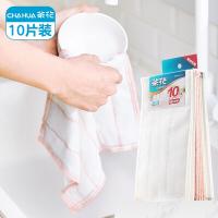 茶花（CHAHUA） 993011 抹布 洗碗布百洁布棉柔夹层疏油清洁洗碗巾  28*28cm 10片/包（单位：包）