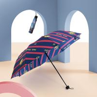 大嘴猴（Paul Frank） PFU040 三折晴雨伞 55CM*8K 蓝色（单位：把）