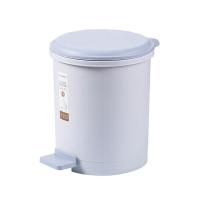 茶花（CHAHUA） 15021K 垃圾桶 带盖脚踩塑料清洁圆型客厅卫生间筒 大号（单位：个）