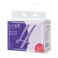 七月盛夏原木经典软抽 QY-C2005A4层90抽*6包 （单位：提）