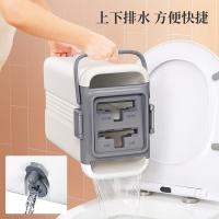 五月花（May Flower） WYH-PB22 免手洗拖把带桶套装 拖把128.5*12cm*45cm+桶50*27*17cm+拖把布*2 （单位：套）白色