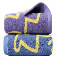 金号（KING SHORE）01KH0018A 毛巾 74*35cm （单位：条） 兰色/紫色