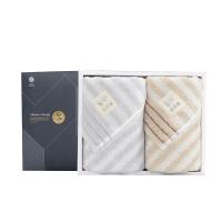 洁丽雅（grace） 慢生活 加厚毛巾礼盒2条装 74*34cm*2 (单位: 盒)颜色随机