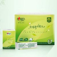 心相印（Mind Act Upon Mind） C3624 手帕纸 183mm*186mm 6片/包 24包/提 6提/箱  (单位：箱 )新老包装随机发货