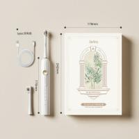 艾优（APIYOO） T1-A 成人声波电动牙刷 28*28*253mm（单位：盒） 珍珠白