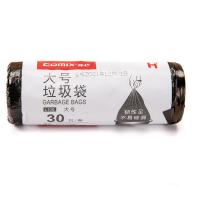 齐心（COMIX） L105 大号垃圾袋  50*60cm 30个/卷 （单位：卷 ）新老包装随机发货 黑