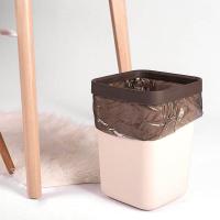 得力（deli） 9588 平底垃圾袋 450*500*0.007mm 5卷/包（单位：包）黑色