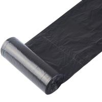 得力（deli） 9588 平底垃圾袋 450*500*0.007mm 5卷/包（单位：包）黑色