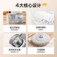 家杰优品 JJ-A53 双驱旋转拖把 1拖把+1桶+2拖布（单位：套）