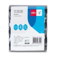 得力（deli） 18743 垃圾袋 50*60cm 八角式  3卷/包 （单位:包） 黑色
