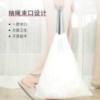 妙洁（MIAOJIE） MBGRTBM100-B-EC 厚时代抽绳束口垃圾袋 中号500mm*450mm*100只（单位：包）绿色