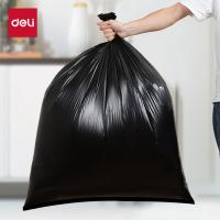 得力（deli） LQ507 物业垃圾袋 80*100cm 50只/袋(单位：袋) 黑色