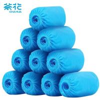 茶花（CHAHUA） 4204 一次性鞋套 40*16cm 24只/包（单位:包）蓝色 新老包装随机发货