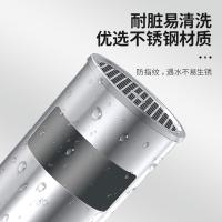 科力邦 KB1021 不锈钢圆形垃圾箱立式带烟灰缸  本色 垃圾桶 本色 （单位:个） 本色