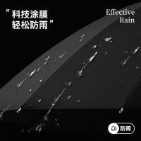 美度（MAYDU） M1615 16骨长柄雨伞 63.5cm*16k/115cm（单位：把）黑色