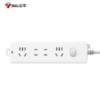公牛（BULL） GN-211 单控四联插座 4米 白色 (单位:个)