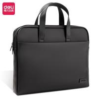 得力（deli） BG102-09 提包 385*285*50mm 加厚 （单位:个） 黑色