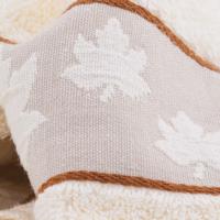 三利（SANLI）9174 枫叶面巾 34*76cm 100克/条（单位：条）颜色随机发货