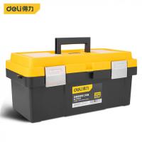 得力（deli） DL-TC270 加强型塑料工具箱 400*200*190mm(单位：个) 新老包装随机发货 黄黑