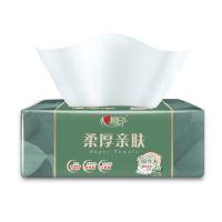 心相印（Mind Act Upon Mind） 柔厚亲肤抽纸 无香型 三层100抽3包 (单位:提)