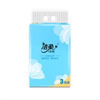 洁柔（C&S） TR098601A 青秧软抽纸 195mm*133mm 3层120抽/包 3包/提 （单位：提）