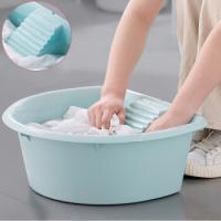 茶花（CHAHUA）  洗脸盆 塑料盆 41.5*46.7*17.5cm  浅米色（单位：个）
