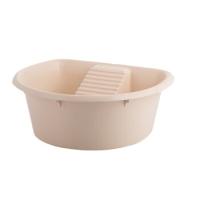 茶花（CHAHUA）  洗脸盆 塑料盆 41.5*46.7*17.5cm  浅米色（单位：个）