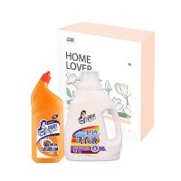 洁宜佳 JYJ2010 洁厕净洗衣液套装 效洁厕净530ml/瓶洗衣液1kg/瓶 粉色（单位：套）
