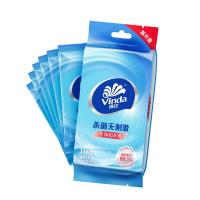 维达（Vinda） DXTWD074 湿巾 湿纸巾 10片*10包 白色（单位：袋）