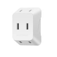 德力西电气（DELIXI ELECTRIC） 迷你一转三插座 3位两极无开关 CD98Z-B3Zmini3 48.1*32.2*.7mm (单位:个) 白色