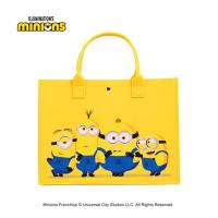 小黄人（MINIONS） CXB050051 大眼萌系列毛毡托特包 400*300*150mm（不含手提）（单位：个）黄色