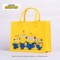 小黄人（MINIONS） CXB050051 大眼萌系列毛毡托特包 400*300*150mm（不含手提）（单位：个）黄色