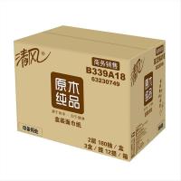 清风 B339A18 盒装面巾纸 180抽/盒 3盒/提 12提/箱 (单位:箱)