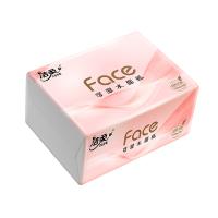 洁柔（C&S） 纸面巾 自然无香 TR056501A 195*123mm*100抽*4包 (单位:提)