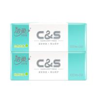 洁柔（C&S） 雅白纯木软抽 TR071401A 195*133mm*100抽*3包 (单位:提)