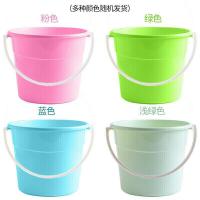 茶花（CHAHUA）大号家用手提塑料桶 12.2L（单位：个）颜色随机