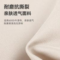 沃特曼 75443 户外折叠桌椅套装5件套 方桌50*50*50cm*1张+椅子35*35*60cm*4把(单位：套) 米白色