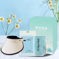 爱萝兔 ALT-XB03 清风夏韵清凉套组B款（35*75cm毛巾+均码冰袖+冰丝遮阳帽）（单位：套）颜色随机
