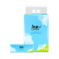 洁柔（C&S） TR098501A 青秧软抽纸 180mm*133mm 3层100抽/包 4包/提 （单位：提）