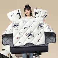 璞莉丝 PLSDFB072 冬款加绒加厚款电动车挡风被 94cm*78cm （单位：个）款式颜色随机发货
