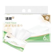 洁柔（C&S） JR281-06A 抽取式纸面巾 100抽3层6包 6包/提 （单位：提）