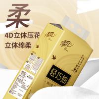 清风 轻巧抽 挂式抽纸 4层320抽/包 (单位:提)