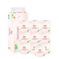 洁柔（C&S） TJ020901A 芳华系列有芯卫⽣卷纸 108mm*138mm 4层 150g/卷 10卷/提  （单位：提）