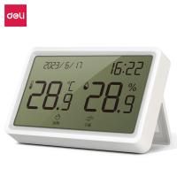 得力（deli） LE505 电子温湿度计 LCD（单位：台）白色