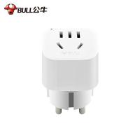 公牛（BULL） GN-901G 德标转国标转换器 转换插头 2500W 白色（单位：个）