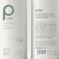 柏缇（POTE） 蓬松洗发水 平衡控油 515ml (单位:瓶)