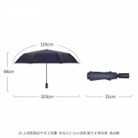 天堂伞 30730 全自动折叠太阳伞 31cm 8骨（单位：把）黛蓝 手柄颜色随机发货