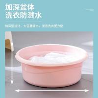 茶花（CHAHUA）03381K 时尚通用塑料盆 36*13.5cm 大号（单位:个）颜色随机发货