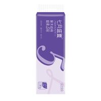七月盛夏 QY-J2005A 无芯卫生卷纸 5层 无香型100g*12卷 1200g 紫色（单位： 提）